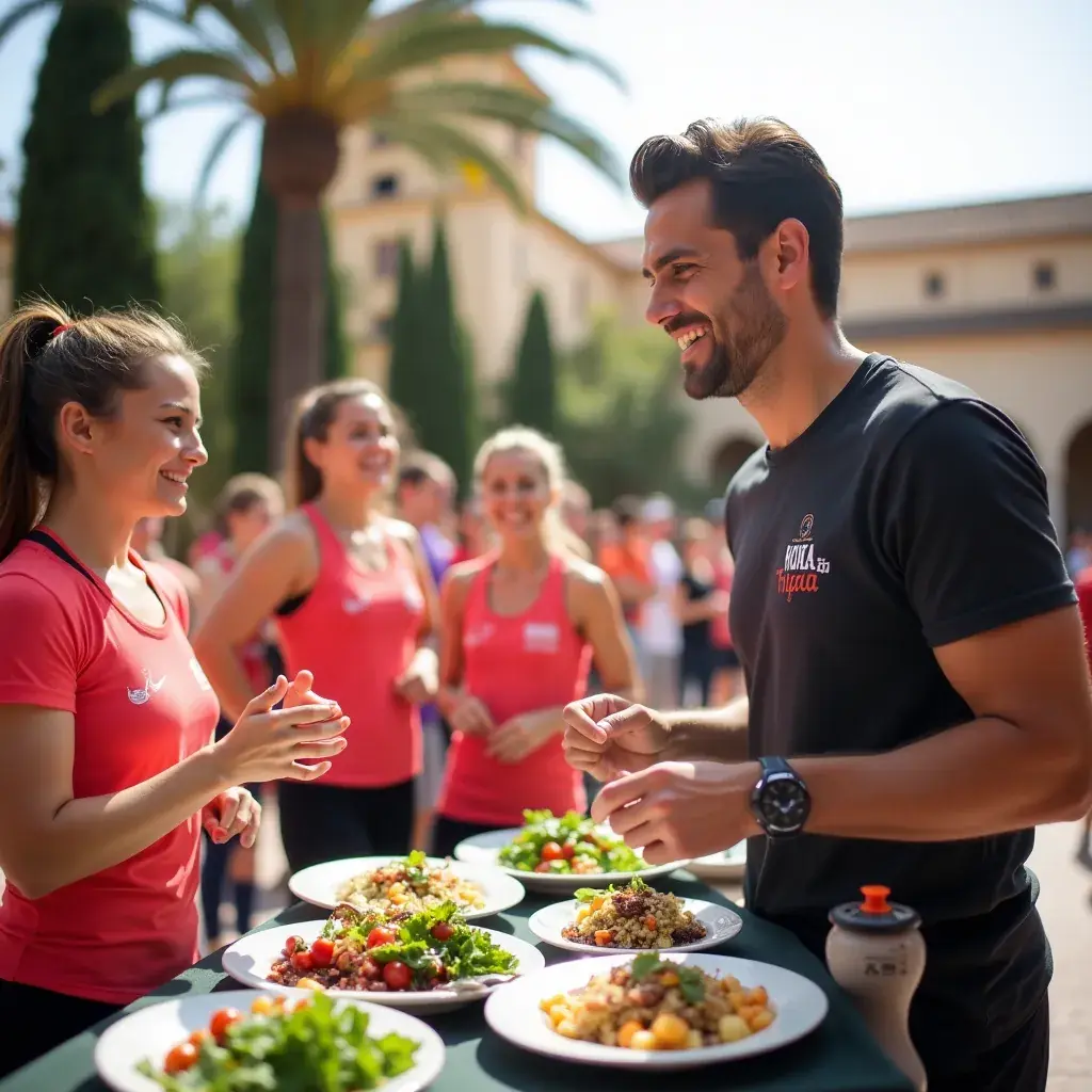 Hombre realizando flexiones para incrementar la fuerza del pecho y tríceps.
